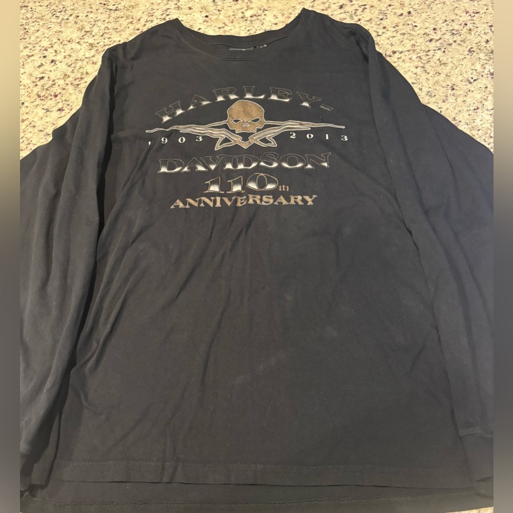 Harley Davidson Men’s 110th Anniversary Shirt size XL